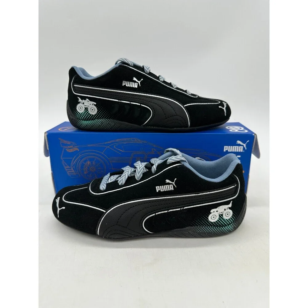 Puma Speedcat Hot Wheels Kids Size 1.5C Black Athletic Shoes 403404 01